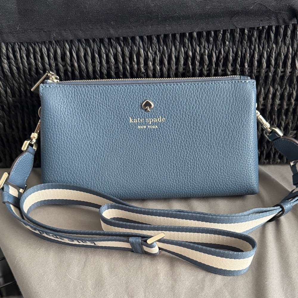 Kate Spade Slate Blue Emma Crossbody Bag